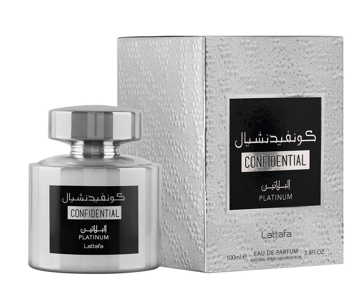 Lattafa - CONFIDENTIAL PLATINUM - 100ml Eau de parfum