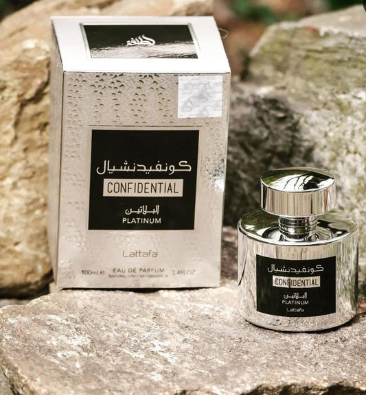 Lattafa - CONFIDENTIAL PLATINUM - 100ml Eau de parfum